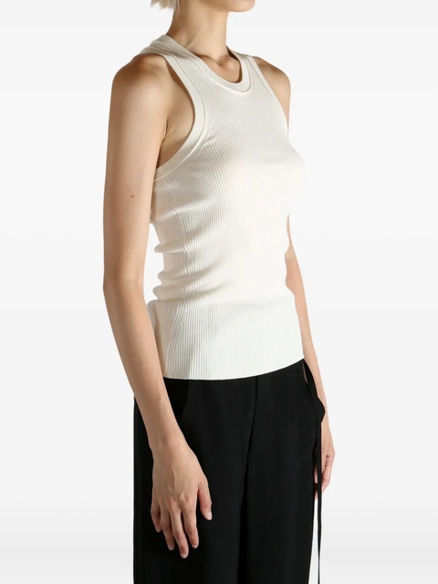 Givenchy ribbed racer-back tank top - White - zdjęcie produktu nr 2