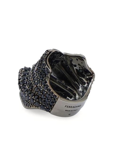 Ferragamo Drape ring - Black - zdjęcie produktu nr 2