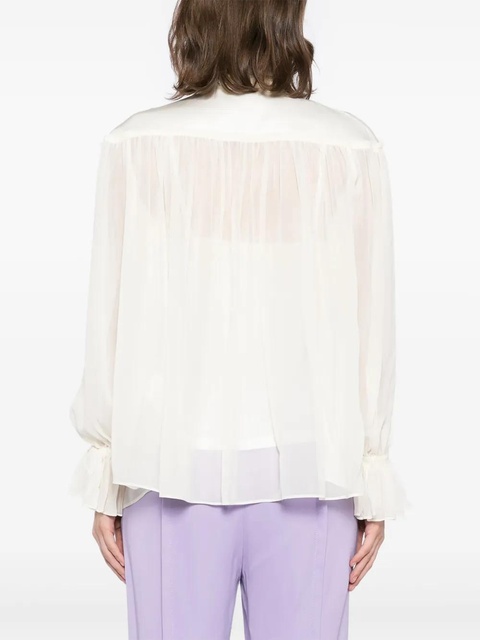 ZIMMERMANN shimmering buttons blouse - Neutrals - zdjęcie produktu nr 2