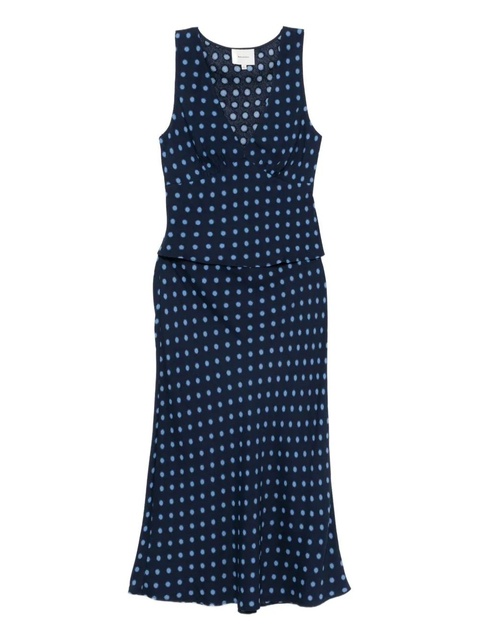 Reformation Zoe skirt set - Blue - zdjęcie produktu nr 1