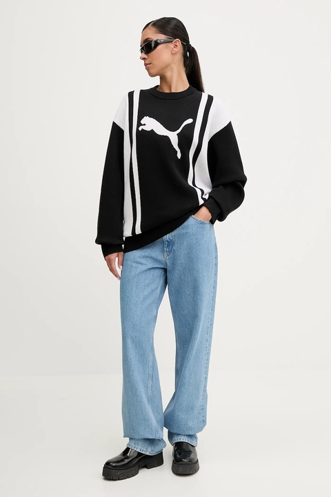Puma sweter kolor czarny 632294 - zdjęcie produktu nr 2