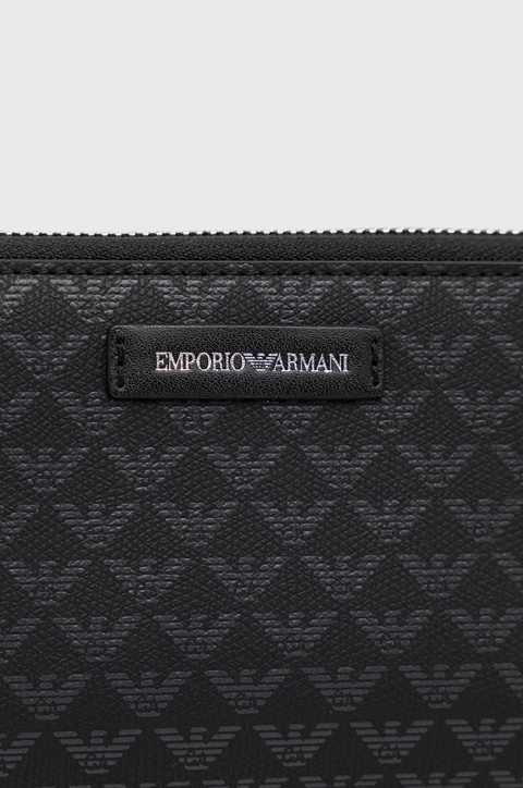 Emporio Armani portfel damski kolor czarny Y3H168 Y413E - zdjęcie produktu nr 1