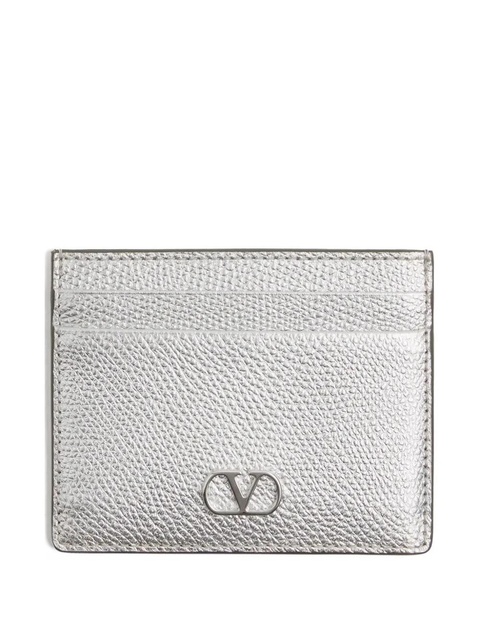 Valentino Garavani Vlogo Signature card holder - Silver - zdjęcie produktu nr 1
