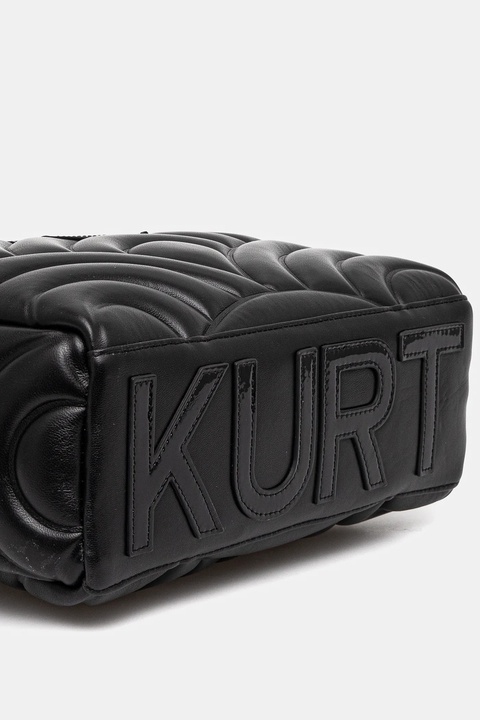 Kurt Geiger London torebka skórzana kolor czarny 4047600109 - zdjęcie produktu nr 2