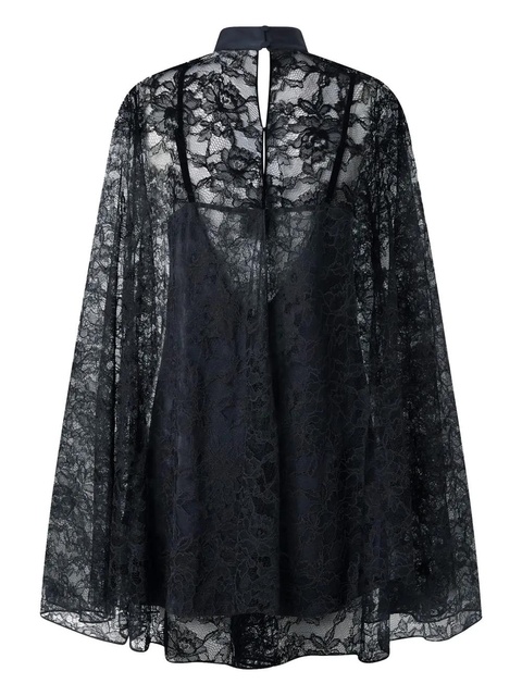 PINKO high-neck lace dress - Black - zdjęcie produktu nr 1