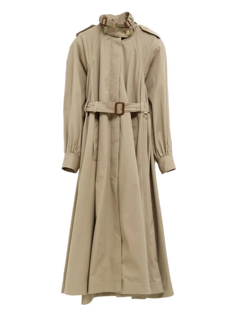 Chloé organic-cotton trench coat - Brown - zdjęcie produktu nr 1