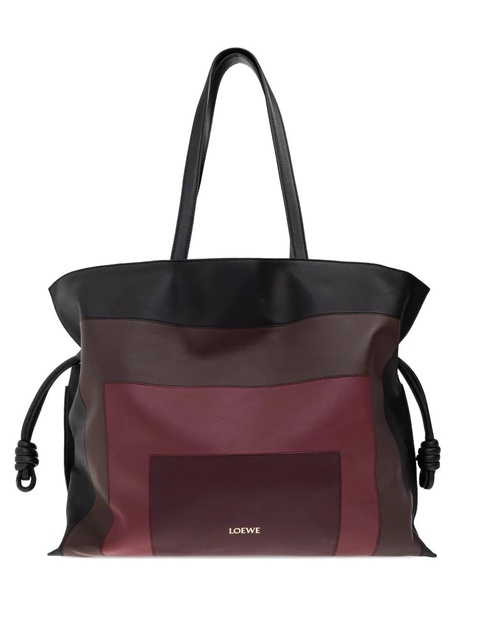 LOEWE x Albers XL Flamenco panelled knot-detail tote bag - Black - zdjęcie produktu nr 1