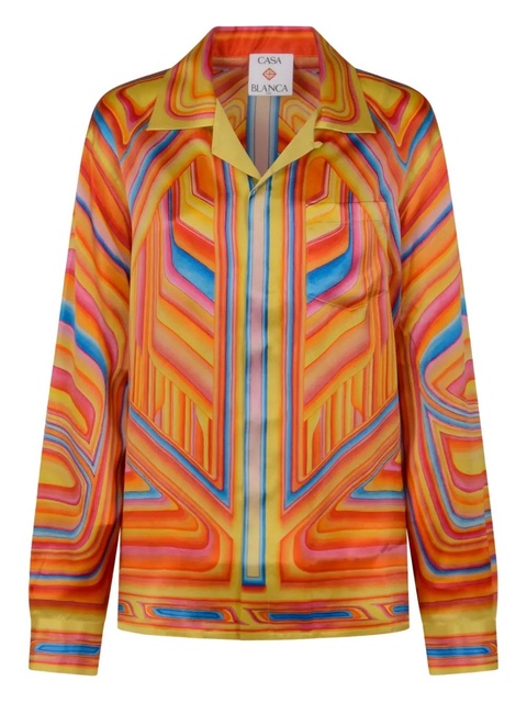 Casablanca silk shirt - Orange - zdjęcie produktu nr 1