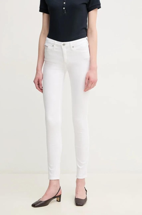 Calvin Klein Jeans jeansy damskie kolor biały J20J225120 - zdjęcie produktu nr 1