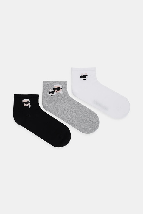 Karl Lagerfeld skarpetki 3-pack kolor multicolor A1W47077 - zdjęcie produktu nr 1