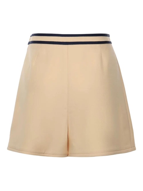 Valentino Garavani V-detail waistband shorts - Neutrals - zdjęcie produktu nr 1