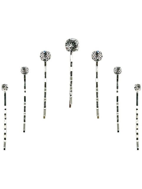 Jennifer Behr Misha bobby pin set - Silver - zdjęcie produktu nr 1