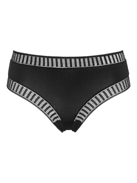 ERES Gabby graphic-lace tanga - Black - zdjęcie produktu nr 1