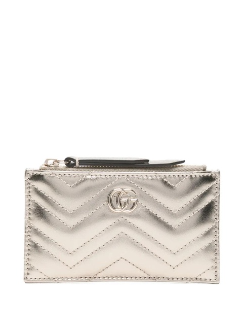 Gucci chevron GG wallet - Silver - zdjęcie produktu nr 1