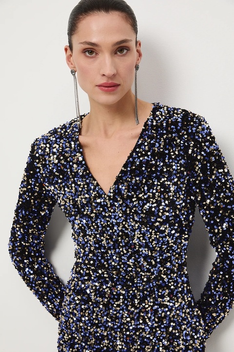 Medicine sukienka kolor multicolor mini dopasowana - zdjęcie produktu nr 2