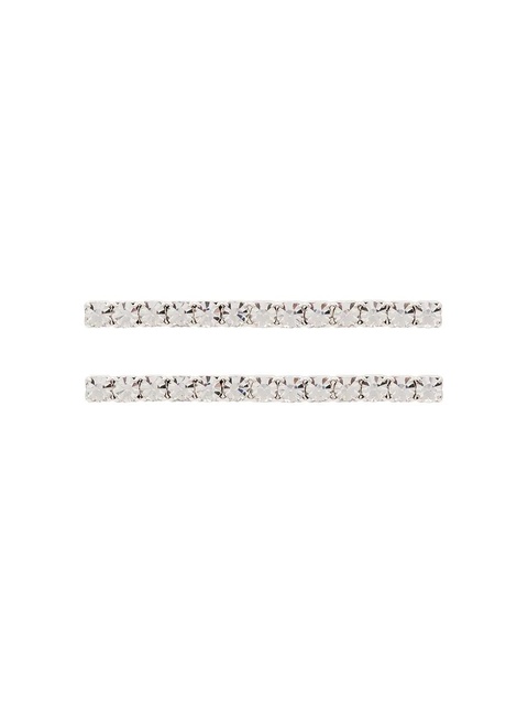 Jennifer Behr Gwen crystal hair clips - Metallic - zdjęcie produktu nr 1