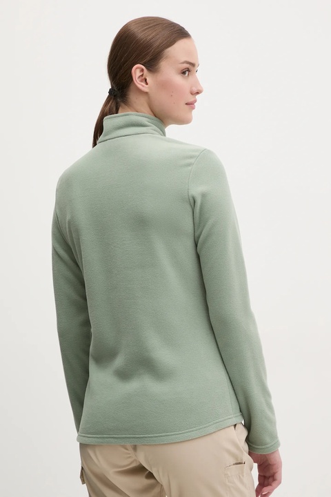Jack Wolfskin bluza sportowa Taunus kolor zielony gładka 1711391 - zdjęcie produktu nr 2