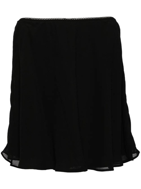 Reformation Brandy bow-detailing miniskirt - Black - zdjęcie produktu nr 2