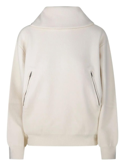 Balenciaga zip-fastening sweater - Neutrals - zdjęcie produktu nr 1