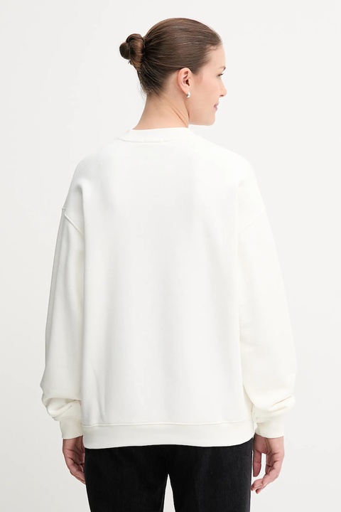 Lacoste bluza bawełniana kolor beżowy gładka SH7745 - zdjęcie produktu nr 1