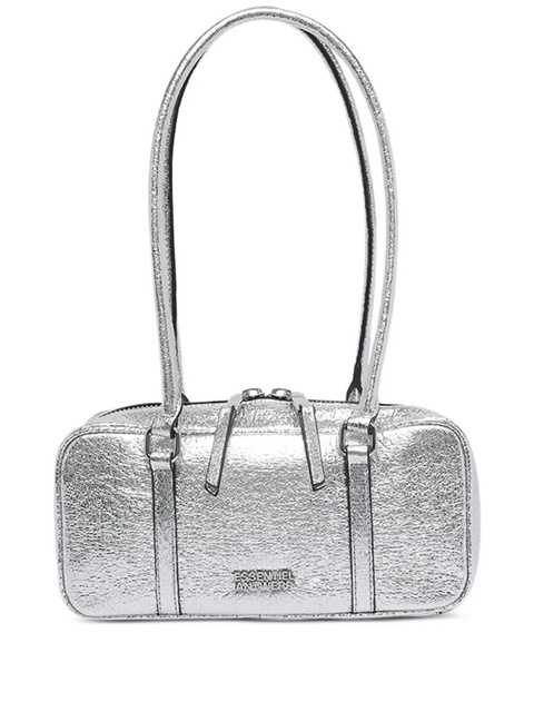 Essentiel Antwerp zip-top metallic shoulder bag - Grey - zdjęcie produktu nr 1