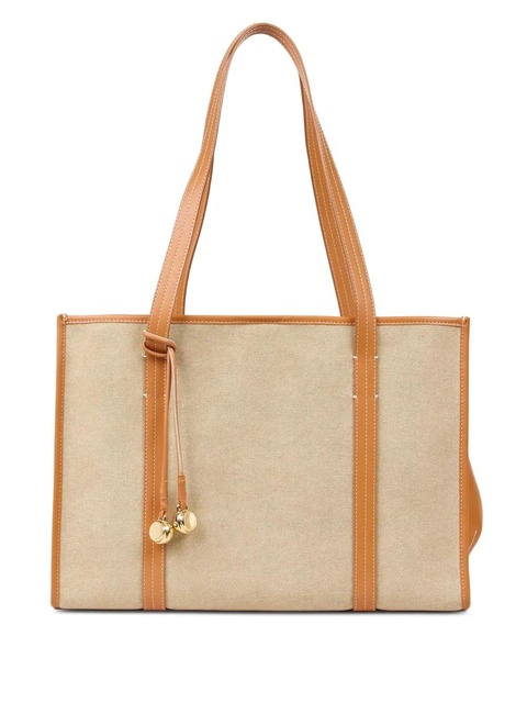 SANDRO canvas tote bag - Neutrals - zdjęcie produktu nr 1