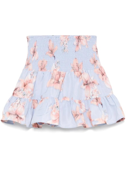 Maje floral-print mini skirt - Blue - zdjęcie produktu nr 1