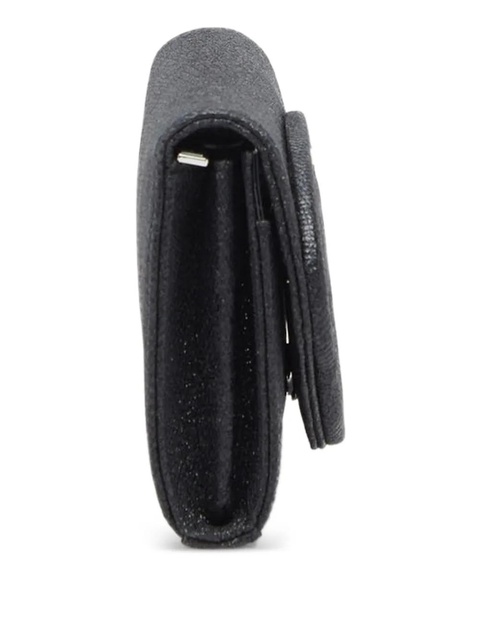 Diesel 1DR logo-plaque glitter wallet - Black - zdjęcie produktu nr 2