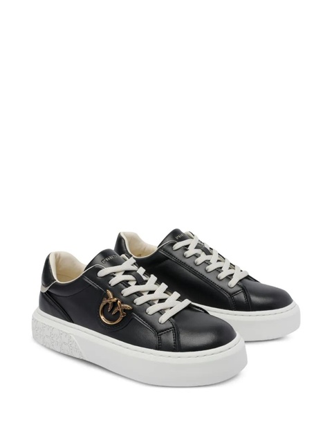 PINKO Yoko 06 metallic-trim platform sneakers - Black - zdjęcie produktu nr 2