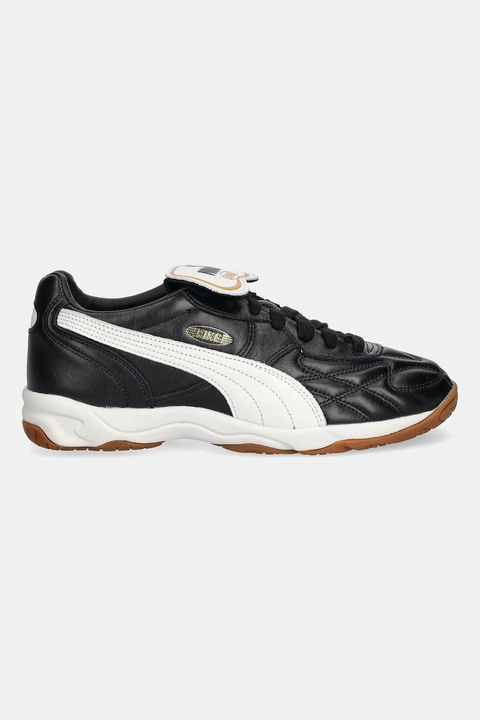 Puma sneakersy skórzane King Indoor kolor czarny 401683 - zdjęcie produktu nr 2