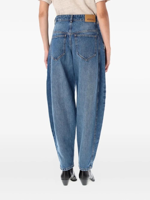 MARANT ÉTOILE Oriane side-seam detail jeans - Blue - zdjęcie produktu nr 2
