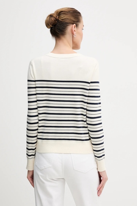 Tommy Hilfiger kardigan damski kolor beżowy lekki WW0WW42370 - zdjęcie produktu nr 2