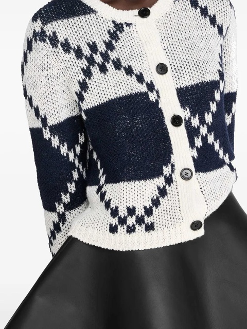 JW Anderson Fairisle cardigan - White - zdjęcie produktu nr 2