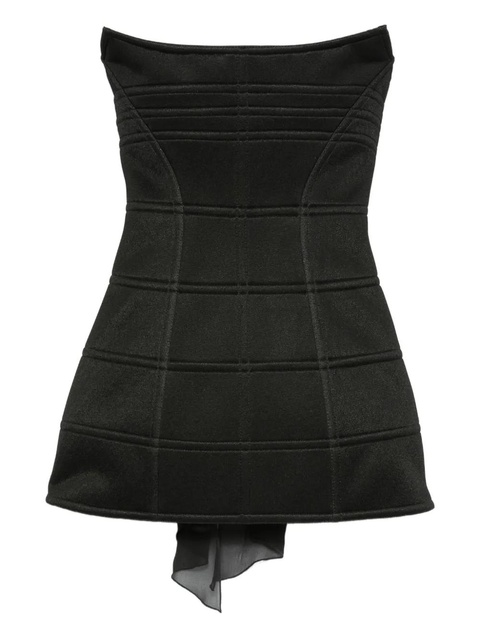 Blumarine strapless panelled dress - Black - zdjęcie produktu nr 1