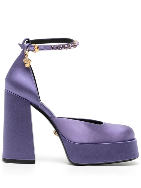 Versace Aevitas 120mm single-platform pumps - Purple - zdjęcie produktu nr 1