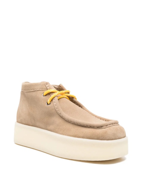 Miu Miu 45mm suede desert boots - Neutrals - zdjęcie produktu nr 2