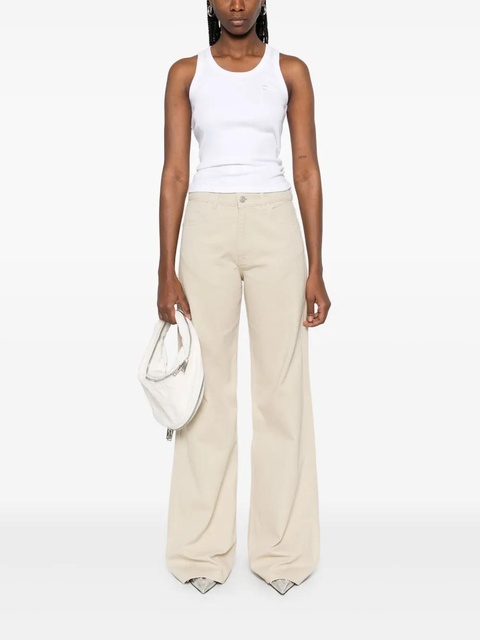 Coperni logo ribbed tank top - White - zdjęcie produktu nr 2