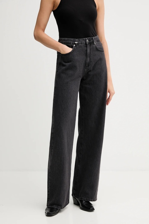 United Colors of Benetton jeansy damskie kolor czarny 43UNDE02B - zdjęcie produktu nr 1