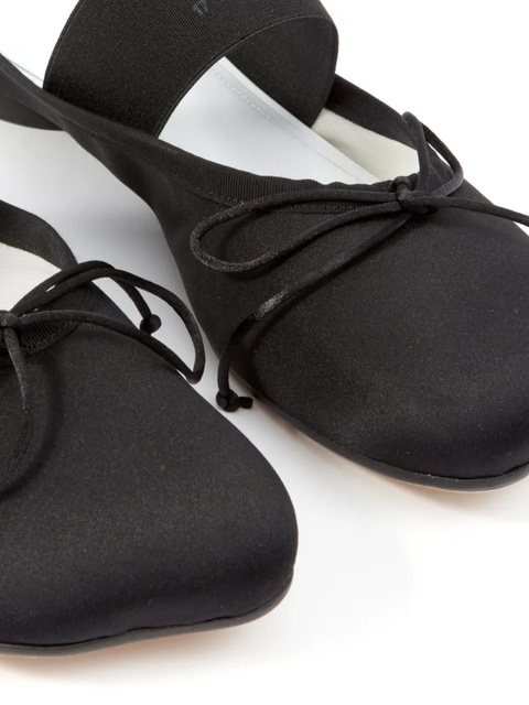 MM6 Maison Margiela anatomic-toe leather slippers - Black - zdjęcie produktu nr 1