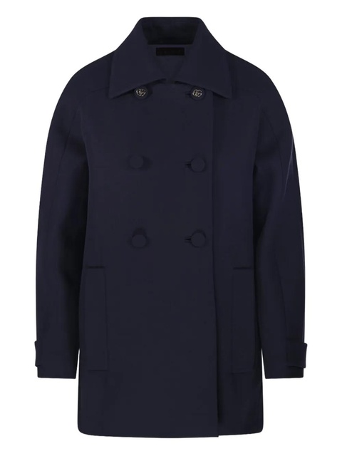 Gucci double-breasted buttoned coat - Blue - zdjęcie produktu nr 1