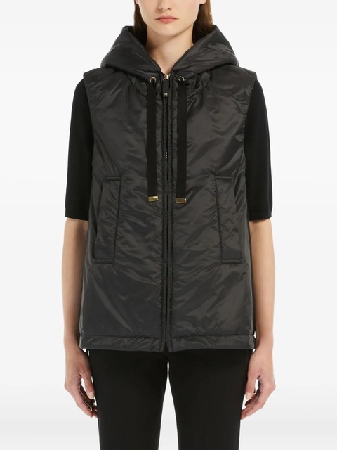 Max Mara hooded quilted gilet - Black - zdjęcie produktu nr 2