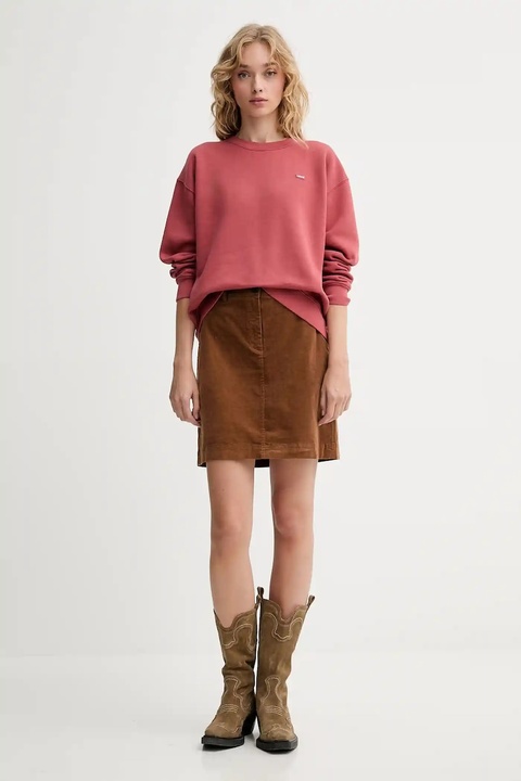Levi's bluza damska kolor pomarańczowy gładka 002AJ - zdjęcie produktu nr 2