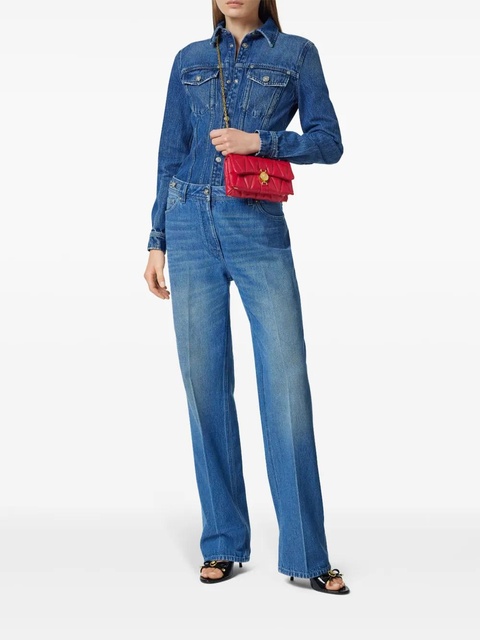 Versace Kleio quilted mini bag - Red - zdjęcie produktu nr 2