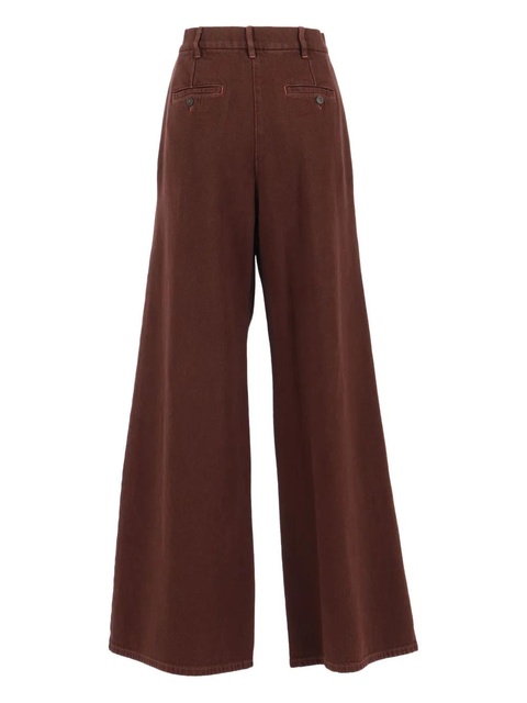 Weekend Max Mara nanda pleated trousers - Brown - zdjęcie produktu nr 2