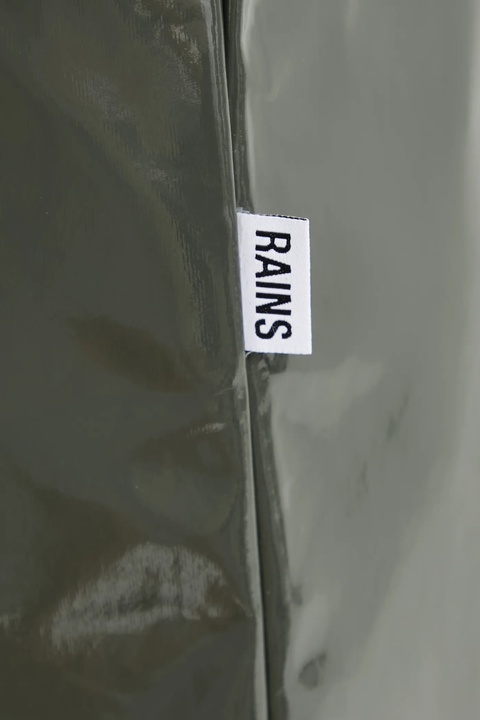 Rains kurtka 12020 Long Jacket kolor zielony przejściowa 12020 - zdjęcie produktu nr 2
