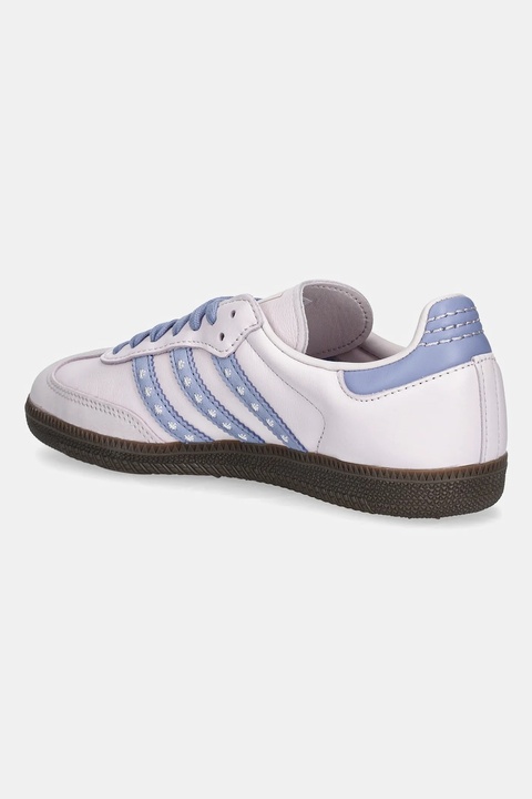 adidas Originals sneakersy skórzane Samba OG damskie kolor fioletowy JR8822 - zdjęcie produktu nr 2
