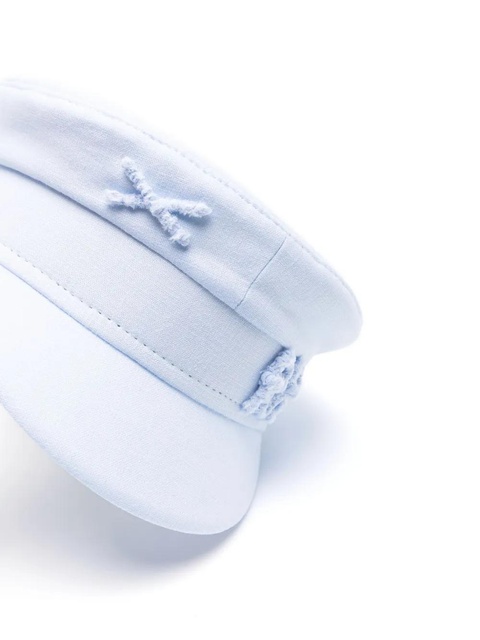 Ruslan Baginskiy logo-appliqué linen cap - Blue - zdjęcie produktu nr 2