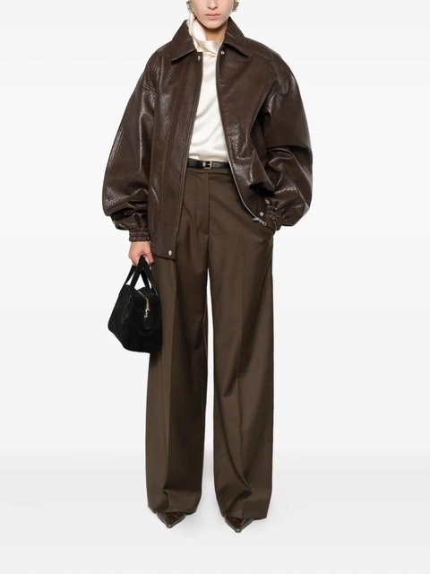 The Frankie Shop wide-leg pleated trousers - Brown - zdjęcie produktu nr 2