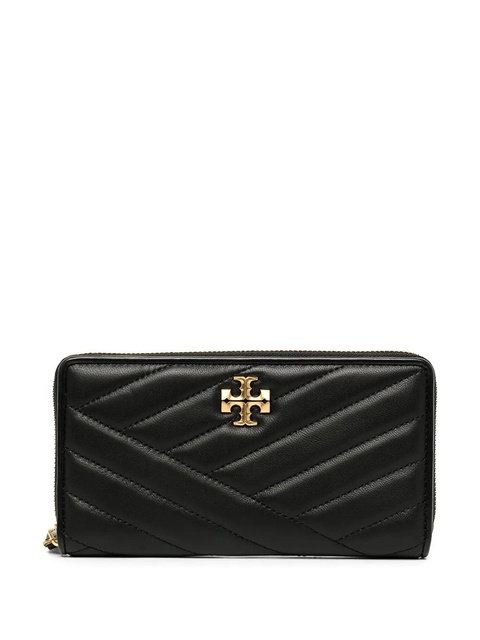 Tory Burch Kira Chevron zipped continental wallet - Black - zdjęcie produktu nr 1