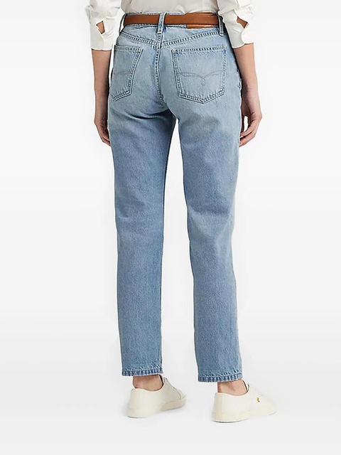 Lauren Ralph Lauren logo-patch jeans - Blue - zdjęcie produktu nr 2